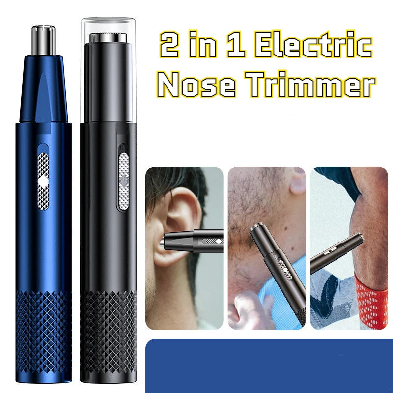 Electric Nose Hair Trimmer Facial Care Rechargeable Nose Ear Trimmer for Men Usb Charging Shaver Hair Removal Razor Beard