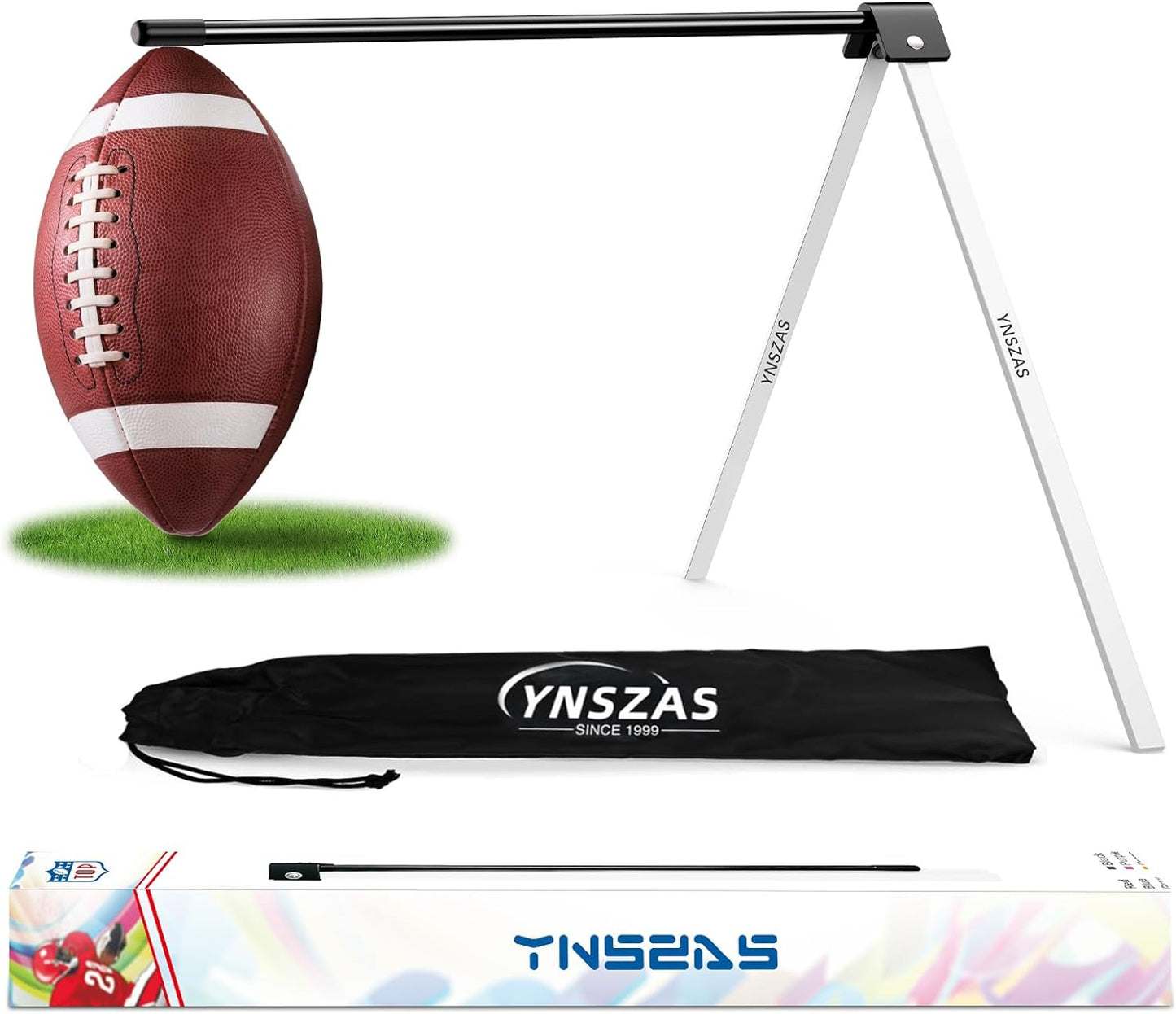 𝙉𝙀𝙒 Football Kicking Tee, Portable Field Goal Kicking Holder Stand, Kickoff Tee Compatible with All Football Sizes, Football Training Practice Equipment for Adult & Youth