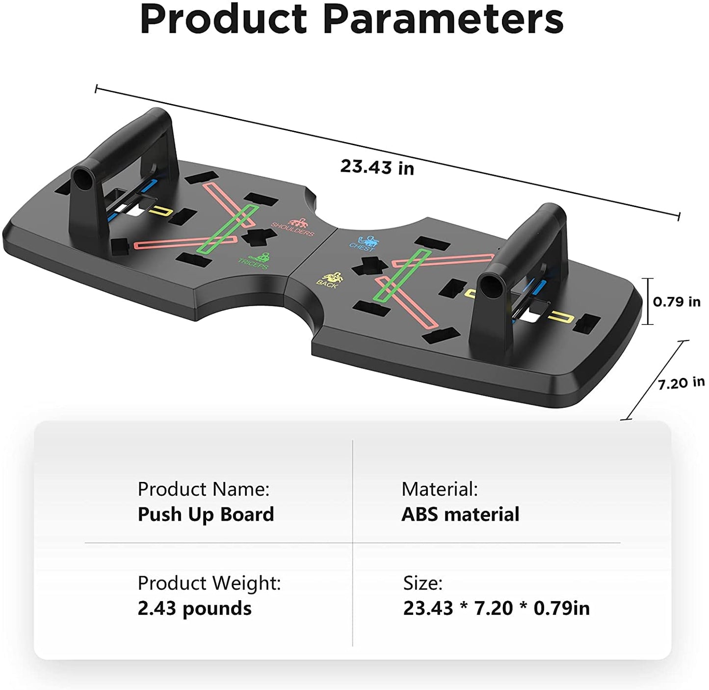 Push up Board, Portable Multi-Function Foldable 10 in 1 Push up Bar, Push up Handles for Floor,Professional Push up Strength Training Equipment