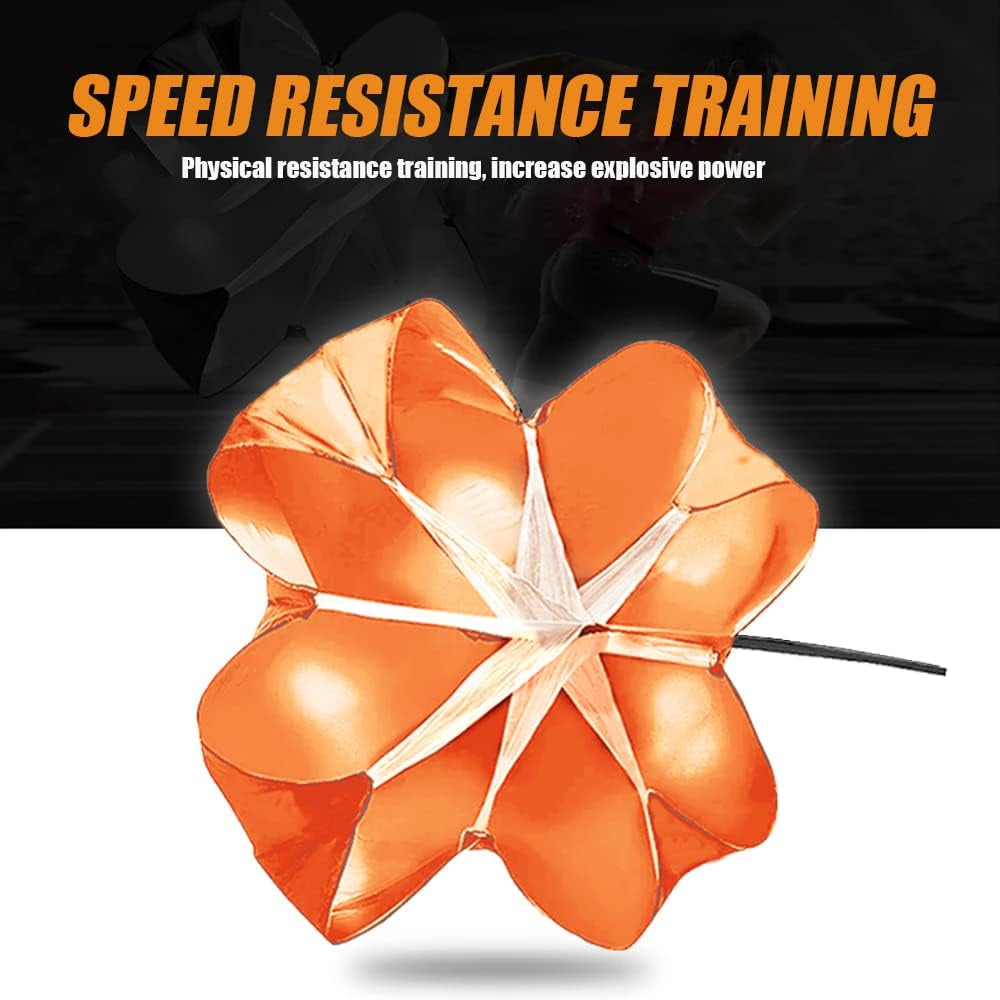 Running Speed Training, 56 Inch Speed Drills Resistance Parachute Running Sprint Chute Soccer Football Sport Speed Training