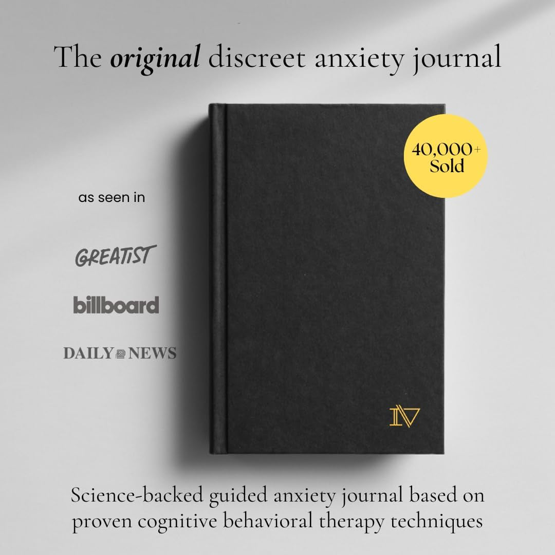 Worry for Nothing: Guided Anxiety Journal, Cognitive Behavioral Therapy Mental Health Journal, Anxiety Relief & Self Care, Journal for Men & Women, Mental Health Gifts