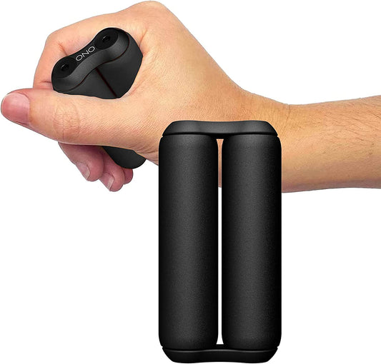 Roller - Handheld Fidget Toy for Adults | Help Relieve Stress, Anxiety, Tension | Promotes Focus, Clarity | Compact, Portable Design (Junior Size/Abs Plastic, Black)